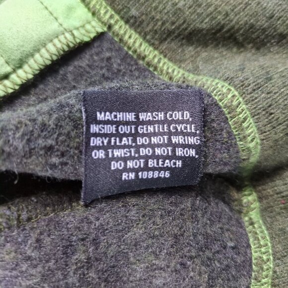 Kuhl Jacket Womens XS Green Full Zip Chianti Fleece Wool Blend Hooded - Picture 10 of 11